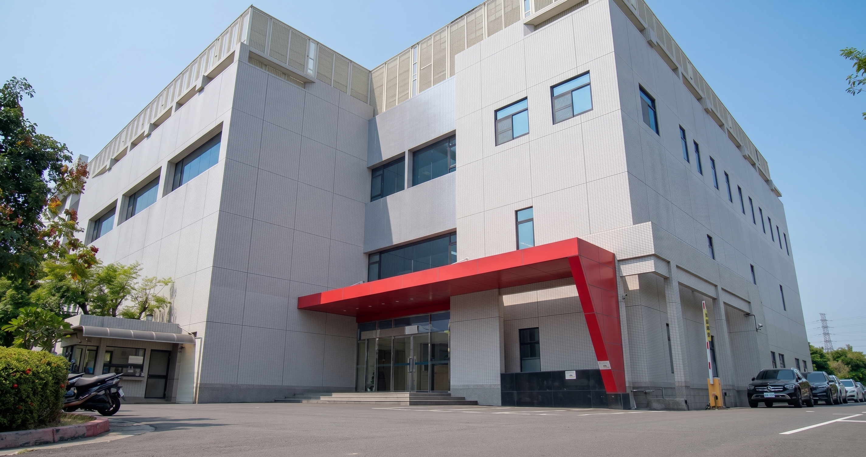 Exterior of ADA Technology building, the first software startup to settle in STSP.